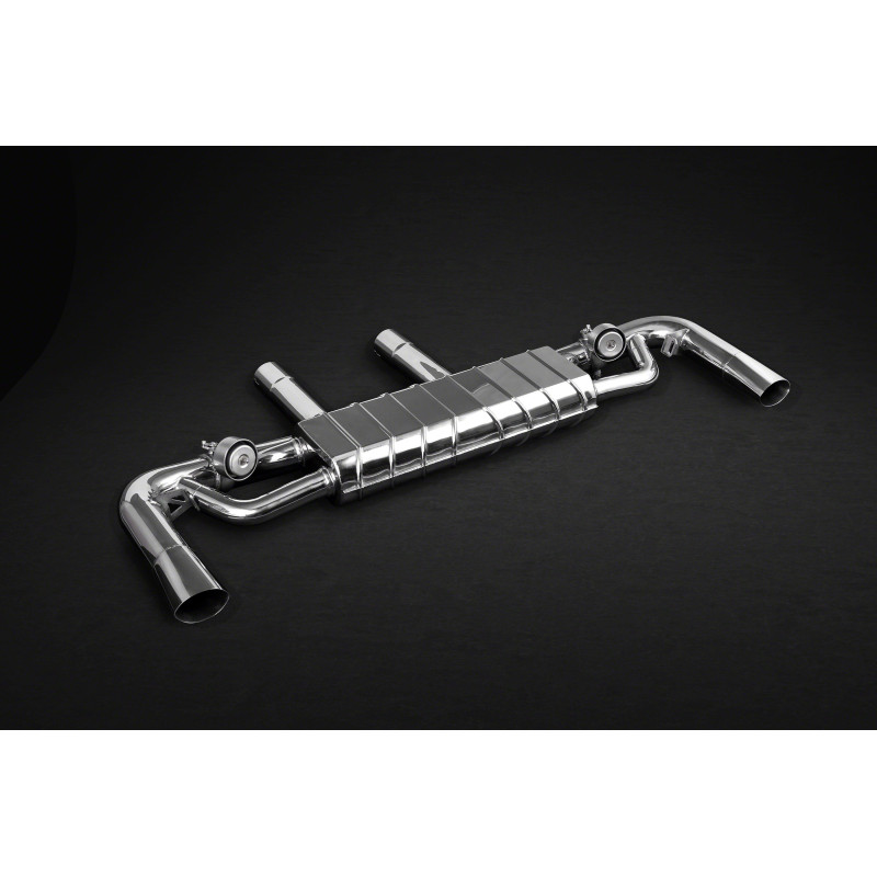 Komplett-Abgasanlage aus Edelstahl mit Klappe Capristo Mercedes-Benz GLE550/500 (C292/W166) 2015-2018 02MB09103002