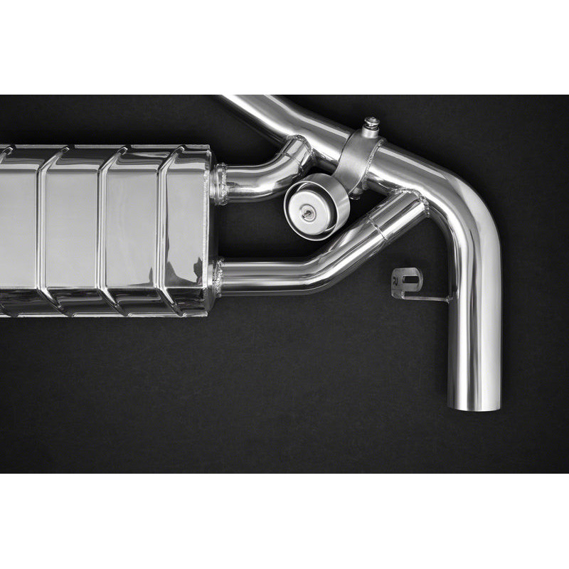 Sistema di scarico completo in acciaio inox con valvola Capristo Mercedes-Benz GLE43/450 (W166) SUV 2015-2019 02MB09103013