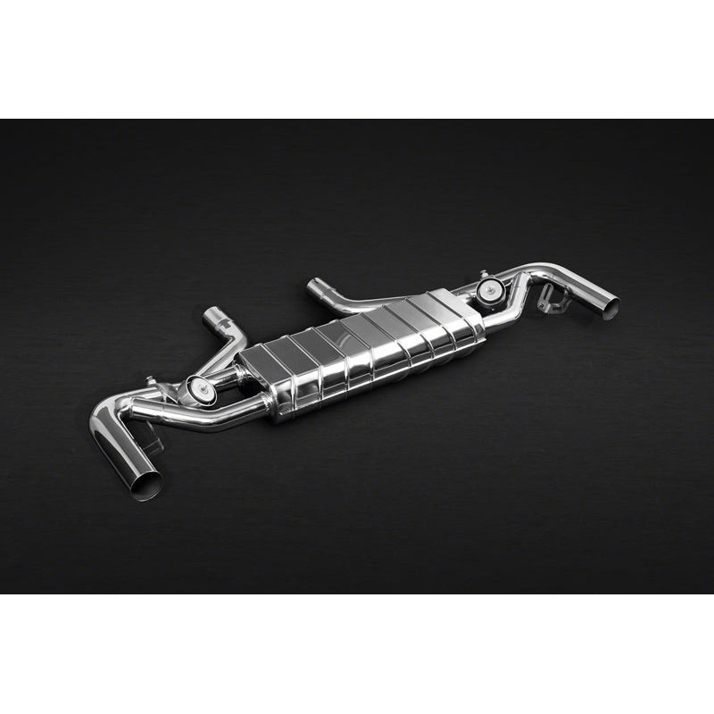 Sistema de escape completo de acero inoxidable con válvula Capristo Mercedes-Benz GLE43/450 (C292) Coupe 2015-2019 02MB09103016