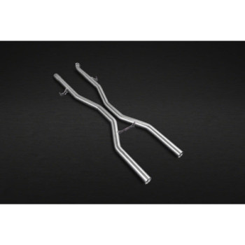 Stainless steel complete exhaust system with valve Capristo Mercedes-Benz GLE43/450 (C292) Coupe 2015-2019 02MB09103016