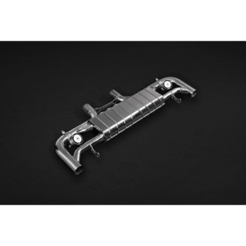 Sistema di scarico completo in acciaio inox con valvola Capristo Mercedes-Benz GLC63 (253) Facelift 2020-2021 02MB10703005