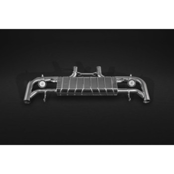Système d'échappement complet en acier inoxydable avec valve Capristo Mercedes-Benz GLC63 (253) 2015-2019 02MB10703005