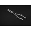 Sistema di scarico completo in acciaio inox con valvola Capristo Mercedes-Benz GLC63 (253) 2015-2019 02MB10703005