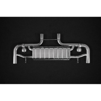 Stainless steel complete exhaust system with valve Capristo Mercedes-Benz GLC43/450 (253) 2015-2019 02MB10703001