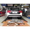 Stainless steel complete exhaust system with valve Capristo Mercedes-Benz GLA45 (X156) 2014-2019 02MB08403015