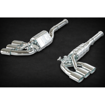 Silenziatori in acciaio inox con valvola tripli Capristo Mercedes-Benz G63 (W465) 2025-2026 02MB08503095-B
