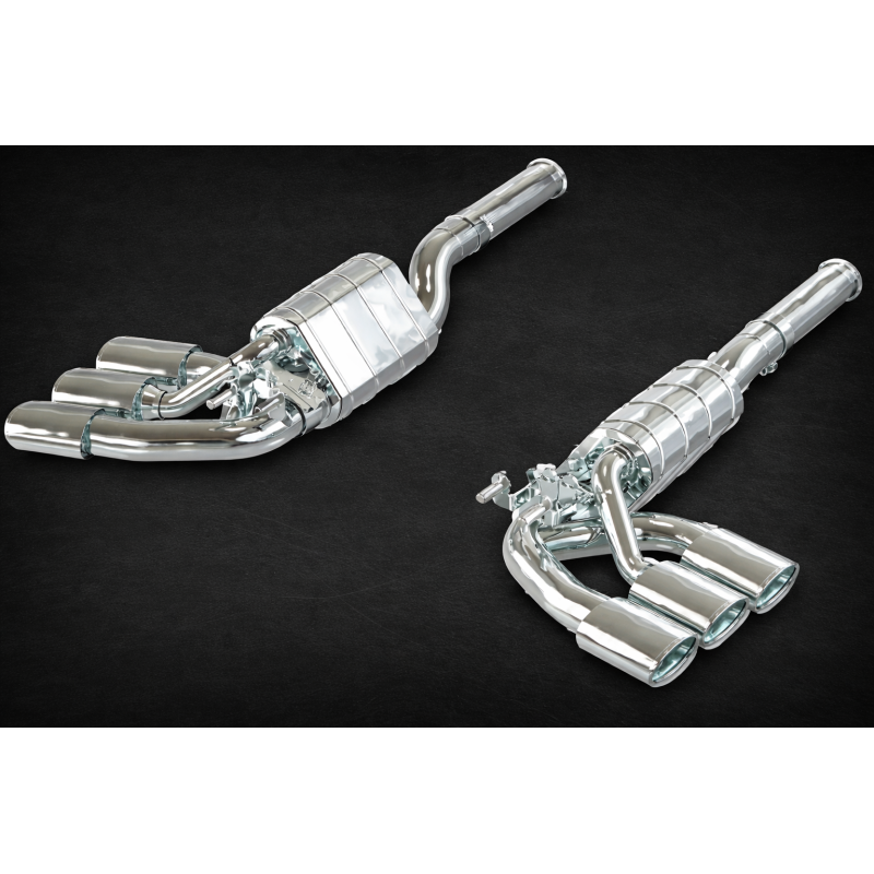 Silenziatori in acciaio inox con valvola tripli Capristo Mercedes-Benz G63 (W465) 2025-2026 02MB08503095-B