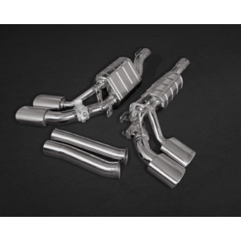 Silenziatori in acciaio inox con valvola ECE doppi Capristo Mercedes-Benz G63 (W463A) 2019-2024 02MB08503051