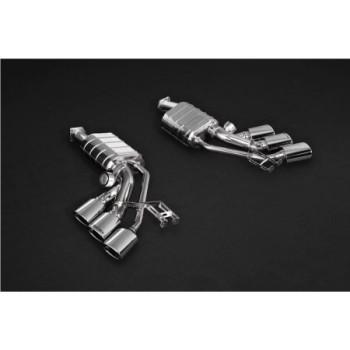 Schalldämpfer aus Edelstahl mit Klappe ECE dreifach Capristo Mercedes-Benz G63 (W463) 2012-2018 02MB08503012