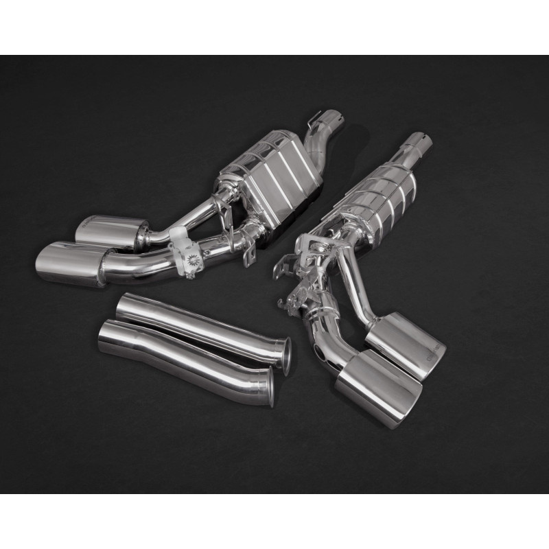 Silenziatori in acciaio inox con valvola doppi Capristo Mercedes-Benz G550/500 (W463A) 2019-2024 02MB08503049