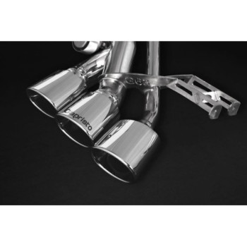 Stainless steel silencers with valve ECE triple Capristo Mercedes-Benz G550/500 (W463) 2012-2018 02MB08503012