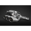 Silenziatori in acciaio inox con valvola ECE tripli Capristo Mercedes-Benz G550/500 (W463) 2012-2018 02MB08503012