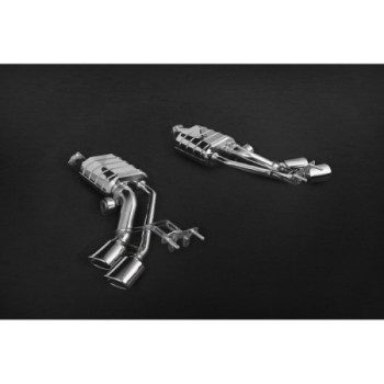 Silenziatori in acciaio inox con valvola ECE doppi Capristo Mercedes-Benz G550/500 (W463) 2012-2018 02MB08503004