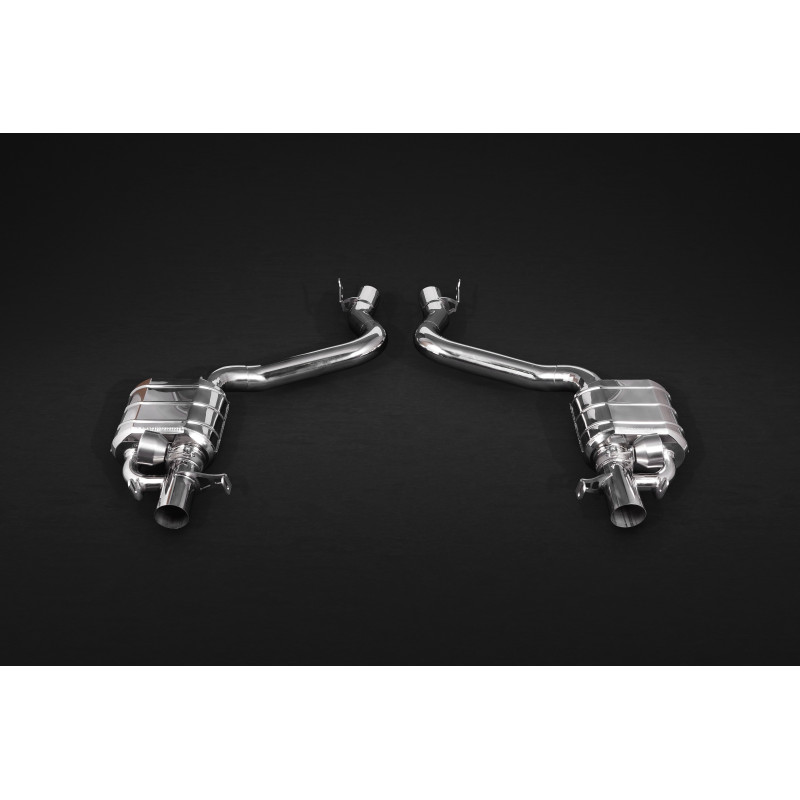 Sistema di scarico completo in acciaio inox con valvola Capristo Mercedes-Benz E63/S (213) 2016-2023 02MB02403034