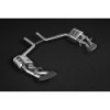 Système d'échappement complet en acier inoxydable avec valve Capristo Mercedes-Benz CLS63 (218) 2010-2018 02MB01503001