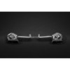 Sistema de escape completo de acero inoxidable con válvula Capristo Mercedes-Benz CLS63 (218) 2010-2018 02MB01503001