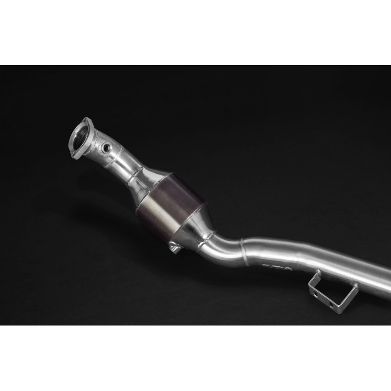Downpipe in acciaio inox con catalizzatori sportivi Capristo Mercedes-Benz CLS63 (218) 2010-2018 02MB01503002