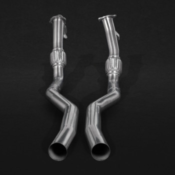 Tubi sostitutivi pre-silenziatore in acciaio inox Capristo Audi RS5 (F5) Sportback 2019 02AU00503015