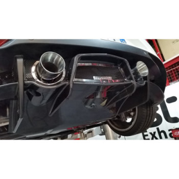 Escape deportivo completo Free Flow de acero inoxidable Capristo Alfa Romeo 4C 2012-2020 10AR04010000