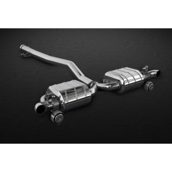 Sistema di scarico completo in acciaio inox con valvola Capristo Mercedes-Benz CLA45 (C117) 2013-2018 02MB08403016