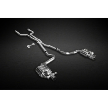 Komplett-Abgasanlage aus Edelstahl mit Klappe Capristo Mercedes-Benz C63/S (205) Facelift 2019-2022 02MB02003027