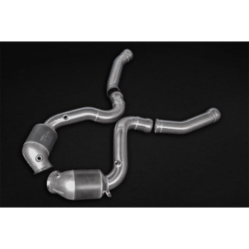 Downpipe in acciaio inox con catalizzatori sportivi Capristo Mercedes-Benz C63/S (205) Facelift 2019-2022 02MB02003022