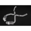 Downpipe aus Edelstahl mit Sportkatalysatoren Capristo Mercedes-Benz C63/S (205) Facelift 2019-2022 02MB02003022