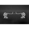 Stainless steel complete exhaust system with valve Capristo Mercedes-Benz C63 (204) Black Series 2011-2013 02MB02003015