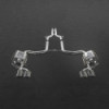 Stainless steel complete exhaust system with valve Capristo Mercedes-Benz C63 (204) Black Series 2011-2013 02MB02003015