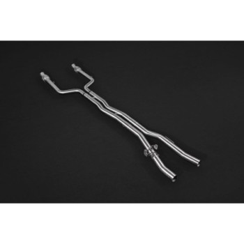 Sistema di scarico completo in acciaio inox con valvola Capristo Mercedes-Benz C43 (205) 2017-2018 02MB10303001