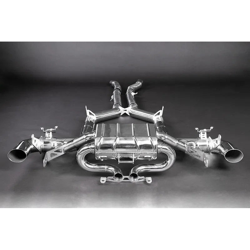 Sistema di scarico completo in acciaio inox con valvola e decatalizzatore Capristo Mercedes-Benz AMG GT R (190) 2017-2021