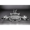 Stainless steel complete exhaust system with valve and decat pipe Capristo Mercedes-Benz AMG GT R (190) 2017-2021