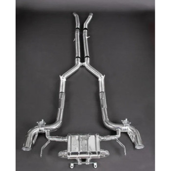 Sistema di scarico completo in acciaio inox con valvola e decatalizzatore Capristo Mercedes-Benz AMG GT R (190) 2017-2021
