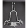 Sistema di scarico completo in acciaio inox con valvola e decatalizzatore Capristo Mercedes-Benz AMG GT R (190) 2017-2021
