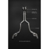 Sistema di scarico completo in acciaio inox con valvola e decatalizzatore Capristo Mercedes-Benz AMG GT C (190) 2017-2021