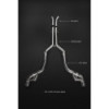 Sistema di scarico completo in acciaio inox con valvola e decatalizzatore Capristo Mercedes-Benz AMG GT C (190) 2017-2021