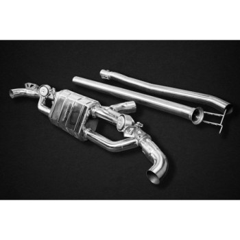 Système d'échappement complet en acier inoxydable avec valve Capristo Mercedes-Benz A45 (W177) 2020-2026 02MB08403022