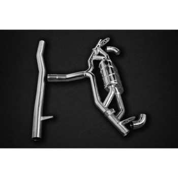Sistema di scarico completo in acciaio inox con valvola Capristo Mercedes-Benz A35 (W177) 2018-2026 02MB08403017