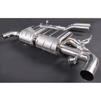 Silenciador trasero de acero inoxidable con válvula Capristo Aston Martin Virage 2011-2012 02AM01803001