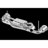 Sistema di scarico completo in acciaio inox con valvola e catalizzatori 250 celle Capristo Porsche 911 Carrera GTS (992.1)