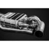 Silenziatore posteriore in acciaio inox con valvola Capristo Porsche 911 Carrera GTS (992.1) 2020-2024 02PO11503002
