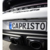 Stainless steel complete exhaust system racing with valve Capristo Porsche 911 (992.2) GTS T-Hybrid 2025-2027 02PO11503018