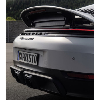 Sistema di scarico completo racing in acciaio inox con valvola Capristo Porsche 911 (992.2) GTS T-Hybrid 2025-2027 02PO11503018