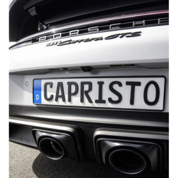 Système d'échappement complet racing en inox avec valve Capristo Porsche 911 (992.2) GTS T-Hybrid 2025-2027 02PO11503018