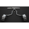 Sistema di scarico completo in acciaio inox con valvola Capristo Porsche Panamera V8 S/4S/GTS (970) 2009-2015 02PO04703001