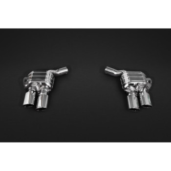 Sistema di scarico completo con valvola e terminali in acciaio inox Capristo Porsche Panamera Turbo/S (971) 2016-2023