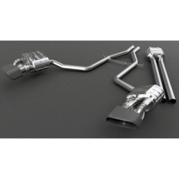 Sistema de escape completo de acero inoxidable con válvula Capristo Porsche Panamera Turbo/S (970) 2009-2015 02PO04703004