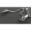 Stainless steel complete exhaust system with valve Capristo Porsche Panamera Turbo/S (970) 2009-2015 02PO04703004