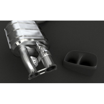 Stainless steel complete exhaust system with valve Capristo Porsche Panamera Turbo/S (970) 2009-2015 02PO04703004