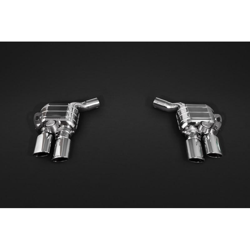 Sistema di scarico completo con valvola e terminali in acciaio inox Capristo Porsche Panamera GTS (971) 2016-2023 02PO04703008